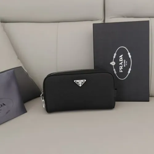 Cheap Prada AAA Man Pouches #1440629, $$96.00 USD On Prada AAA Man Wallets
