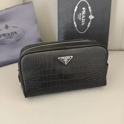 Cheap Prada AAA Man Pouches #1440631, $$96.00 USD On Prada AAA Man Wallets