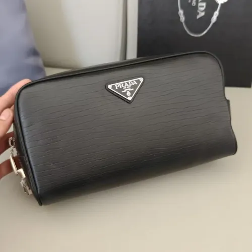 Cheap Prada AAA Man Pouches #1440633, $$96.00 USD On Prada AAA Man Wallets