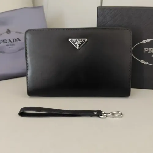 Cheap Prada AAA Man Pouches #1440636, $$96.00 USD On Prada AAA Man Wallets