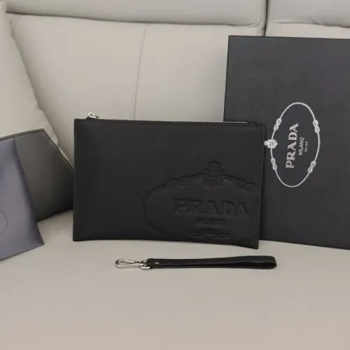 Cheap Prada AAA Man Pouches #1440640, $$96.00 USD On Prada AAA Man Wallets