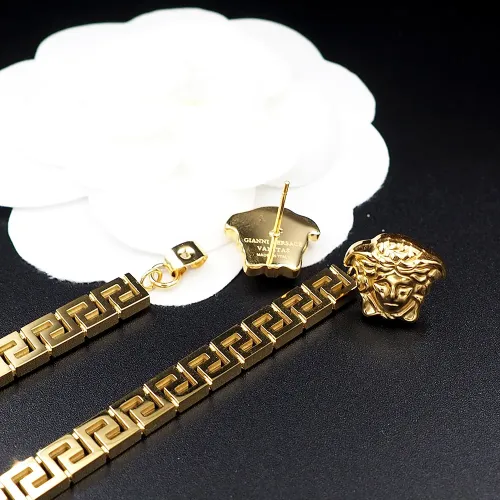 Replica Versace Earrings For Women #1440717 $25.00 USD for Wholesale