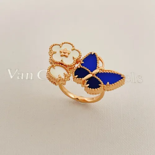 Cheap Van Cleef &amp; Arpels Rings In Rose Gold For Women #1440734, $$34.00 USD On Van Cleef &amp; Arpels Rings