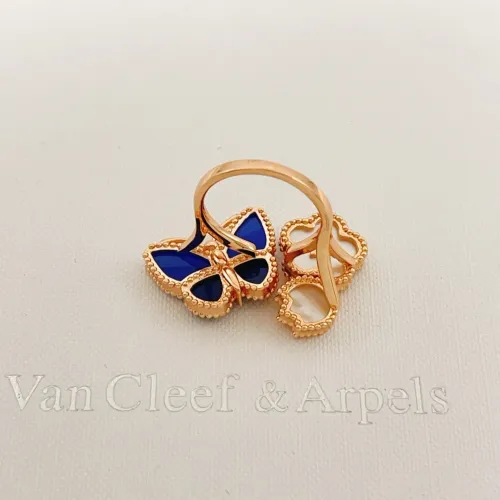 Replica Van Cleef & Arpels Rings In Rose Gold For Women #1440734 $34.00 USD for Wholesale