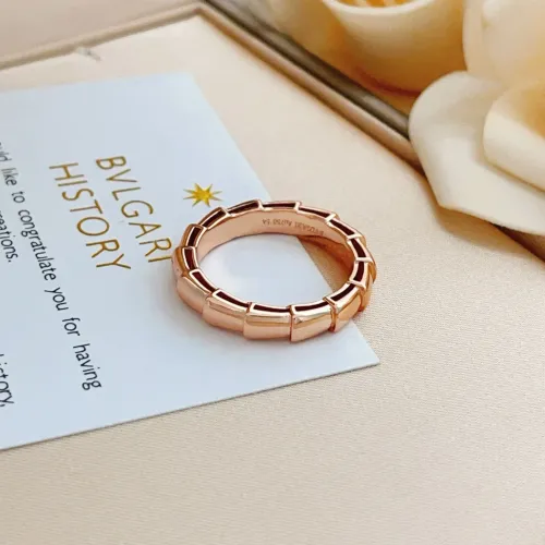 Replica Bvlgari Rings In Rose Gold #1440778 $29.00 USD for Wholesale