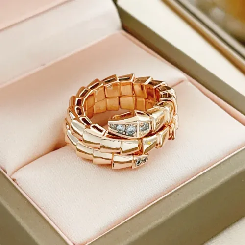 Replica Bvlgari Rings In Rose Gold #1440782 $32.00 USD for Wholesale