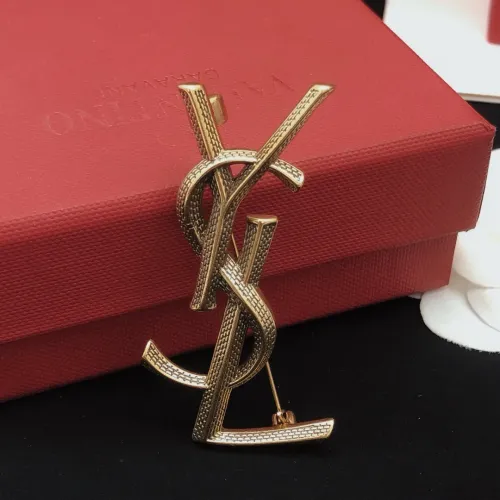 Replica Yves Saint Laurent Brooches For Women #1440900 $27.00 USD for Wholesale