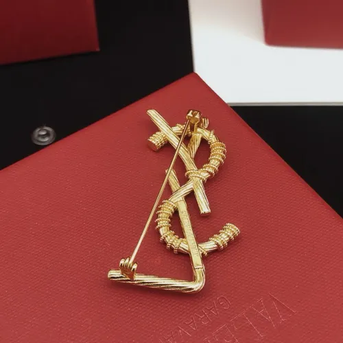 Replica Yves Saint Laurent Brooches For Women #1440901 $27.00 USD for Wholesale