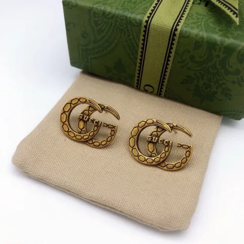 Replica Gucci Earrings For Women #1441037 $25.00 USD for Wholesale