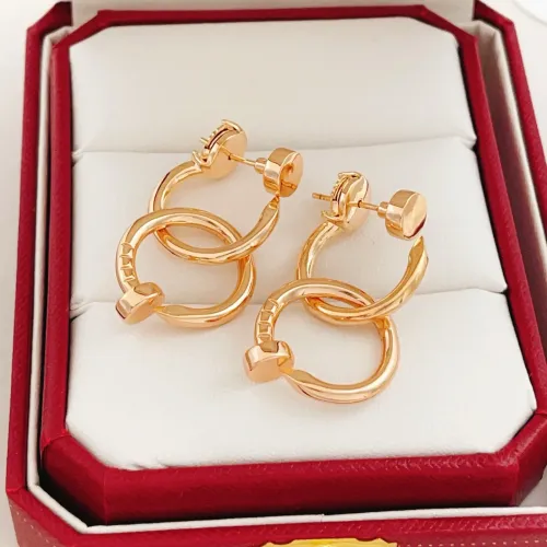 Replica Cartier Earrings For Women #1441052 $34.00 USD for Wholesale