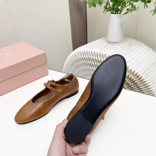 Replica MIU MIU Flat Shoes For Women #1441281 $102.00 USD for Wholesale