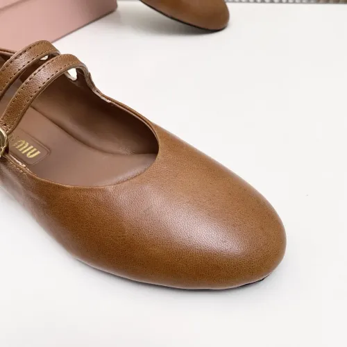 Replica MIU MIU Flat Shoes For Women #1441281 $102.00 USD for Wholesale