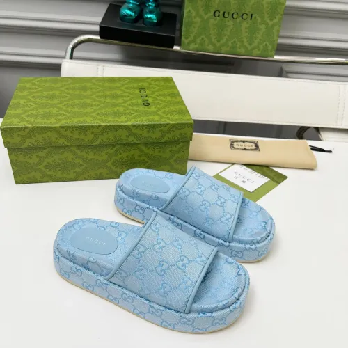 Replica Gucci Slippers For Women #1441435 $80.00 USD for Wholesale