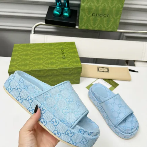 Replica Gucci Slippers For Women #1441435 $80.00 USD for Wholesale