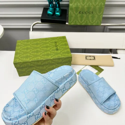 Replica Gucci Slippers For Women #1441435 $80.00 USD for Wholesale