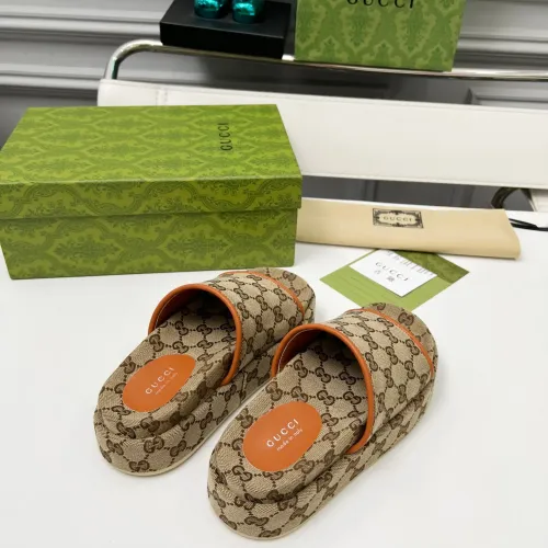 Replica Gucci Slippers For Women #1441436 $80.00 USD for Wholesale