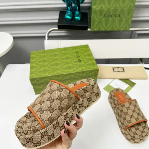Replica Gucci Slippers For Women #1441436 $80.00 USD for Wholesale