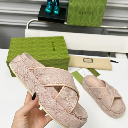 Replica Gucci Slippers For Women #1441437 $80.00 USD for Wholesale