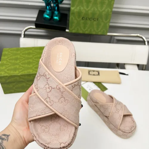 Replica Gucci Slippers For Women #1441437 $80.00 USD for Wholesale