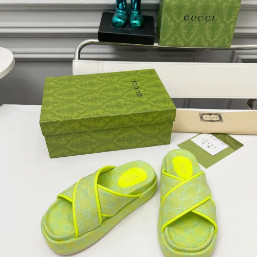 Replica Gucci Slippers For Women #1441438 $80.00 USD for Wholesale
