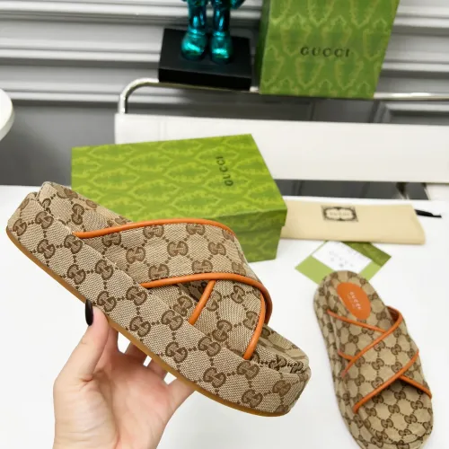 Replica Gucci Slippers For Women #1441439 $80.00 USD for Wholesale