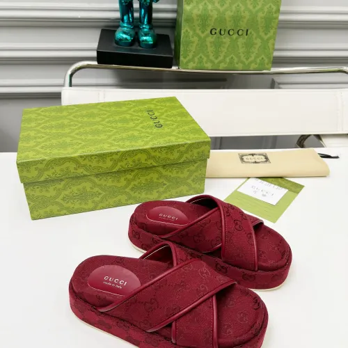 Replica Gucci Slippers For Women #1441440 $80.00 USD for Wholesale