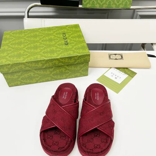 Replica Gucci Slippers For Women #1441440 $80.00 USD for Wholesale