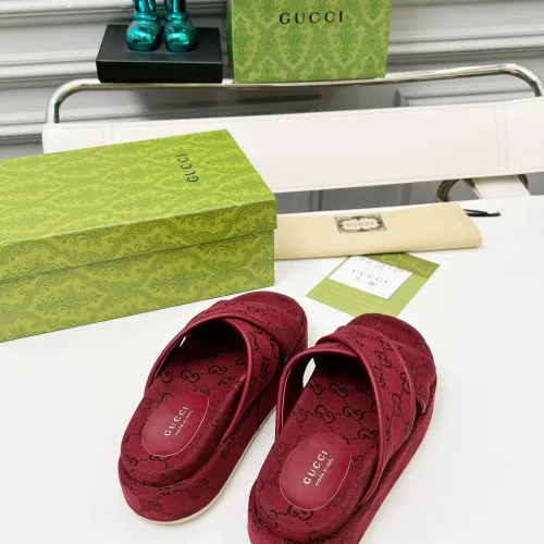 Replica Gucci Slippers For Women #1441440 $80.00 USD for Wholesale