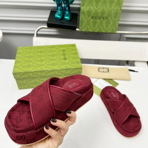 Replica Gucci Slippers For Women #1441440 $80.00 USD for Wholesale