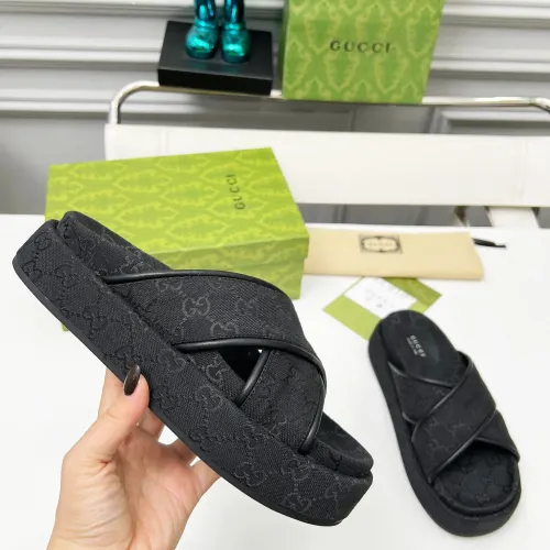 Replica Gucci Slippers For Women #1441441 $80.00 USD for Wholesale