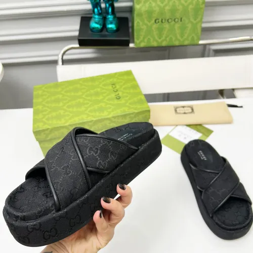 Replica Gucci Slippers For Women #1441441 $80.00 USD for Wholesale