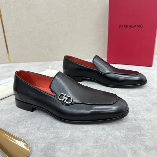 Cheap Salvatore Ferragamo Leather Shoes For Men #1441443, $$170.00 USD On Salvatore Ferragamo Leather Shoes