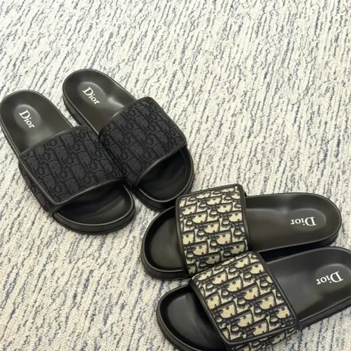 Replica Christian Dior Slippers For Men #1441540 $68.00 USD for Wholesale