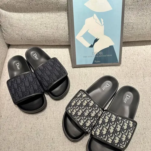 Replica Christian Dior Slippers For Men #1441541 $68.00 USD for Wholesale