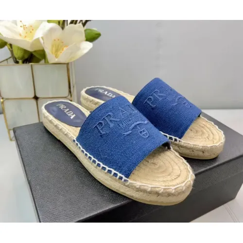 Replica Prada Slippers For Women #1441554 $80.00 USD for Wholesale