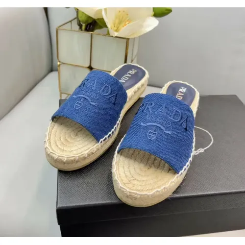 Replica Prada Slippers For Women #1441554 $80.00 USD for Wholesale