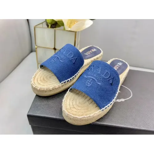 Replica Prada Slippers For Women #1441554 $80.00 USD for Wholesale