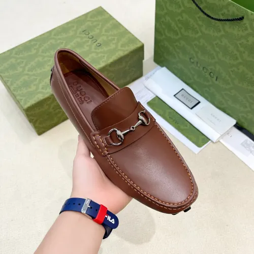 Replica Gucci Oxfords Shoes For Men #1441780 $108.00 USD for Wholesale