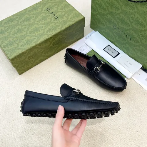 Replica Gucci Oxfords Shoes For Men #1441782 $108.00 USD for Wholesale