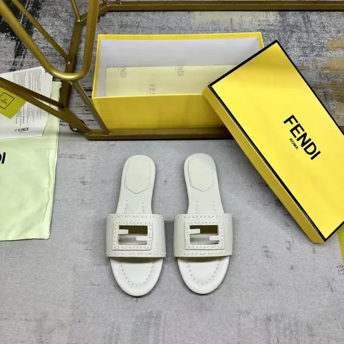 Replica Fendi Slippers For Women #1441810 $85.00 USD for Wholesale