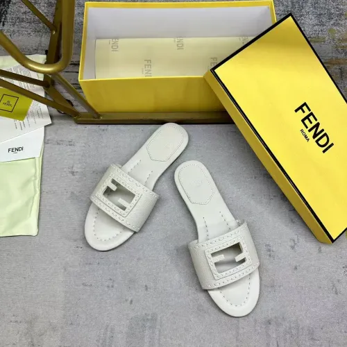Replica Fendi Slippers For Women #1441810 $85.00 USD for Wholesale