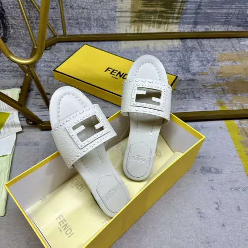 Replica Fendi Slippers For Women #1441810 $85.00 USD for Wholesale