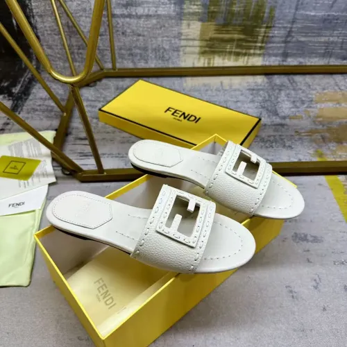 Replica Fendi Slippers For Women #1441810 $85.00 USD for Wholesale
