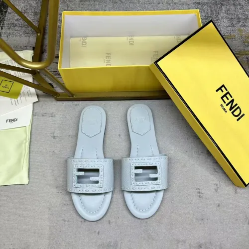 Replica Fendi Slippers For Women #1441812 $85.00 USD for Wholesale