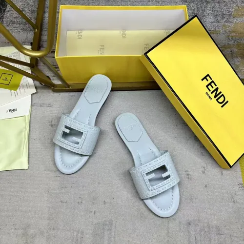 Replica Fendi Slippers For Women #1441812 $85.00 USD for Wholesale