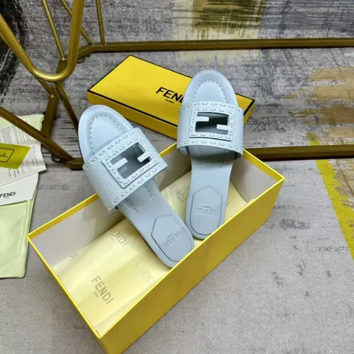 Replica Fendi Slippers For Women #1441812 $85.00 USD for Wholesale