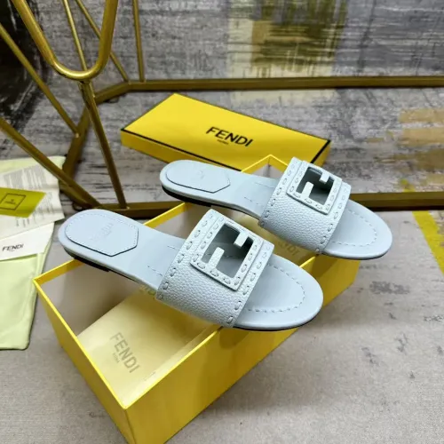 Replica Fendi Slippers For Women #1441812 $85.00 USD for Wholesale
