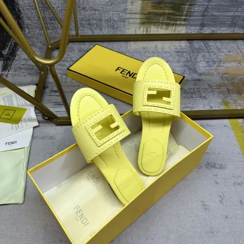 Replica Fendi Slippers For Women #1441813 $85.00 USD for Wholesale