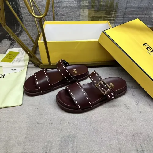 Cheap Fendi Slippers For Women #1441818, $$85.00 USD On Fendi Slippers