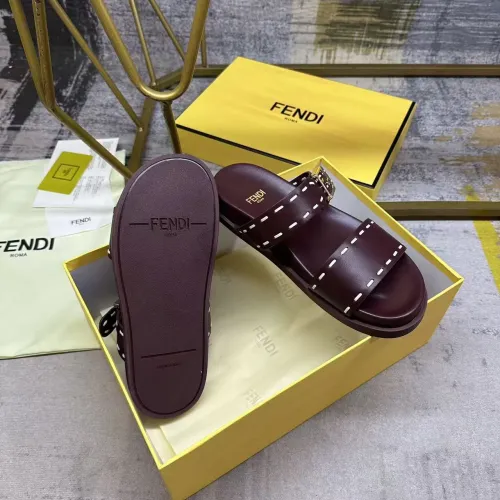 Replica Fendi Slippers For Women #1441818 $85.00 USD for Wholesale
